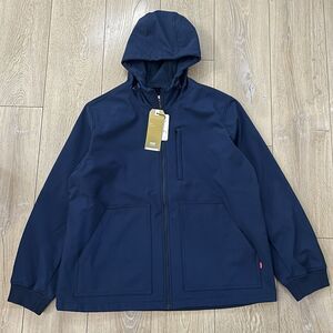 Levi's Salida Soft Shell Hoodie Jacket Dress Blue Size XL